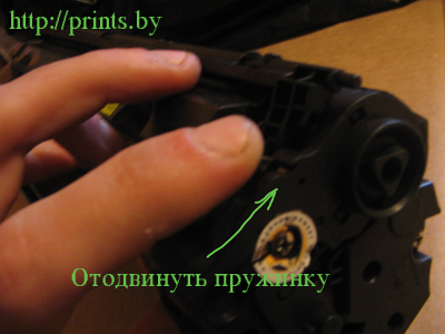hp 1005 заправка картриджа 35А